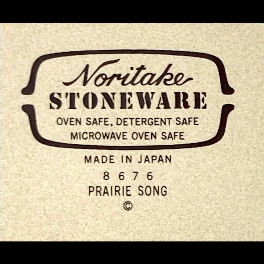 Noritake stoneware prairie